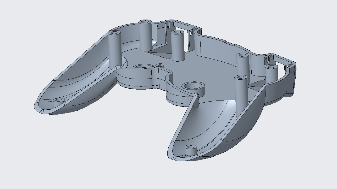 Reverse-Engineered Gamepad:Bottom Cover